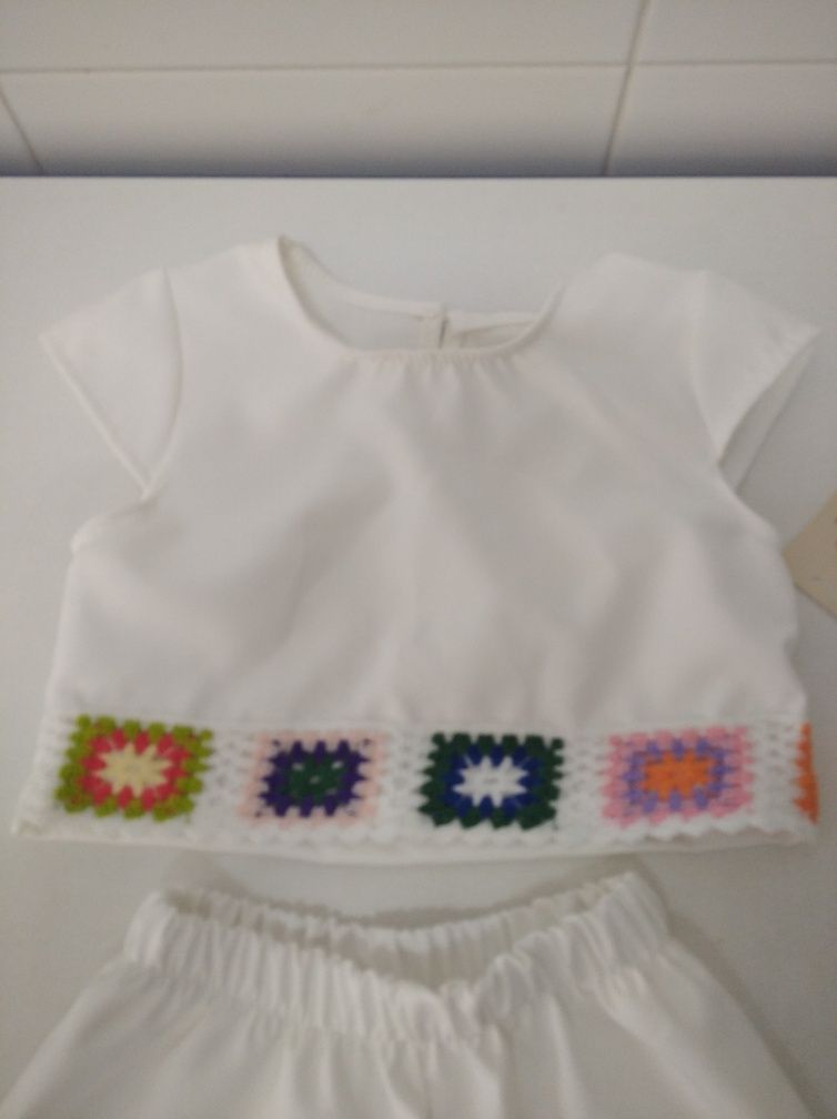 Conjunto de menina tamanho 6 anos novo