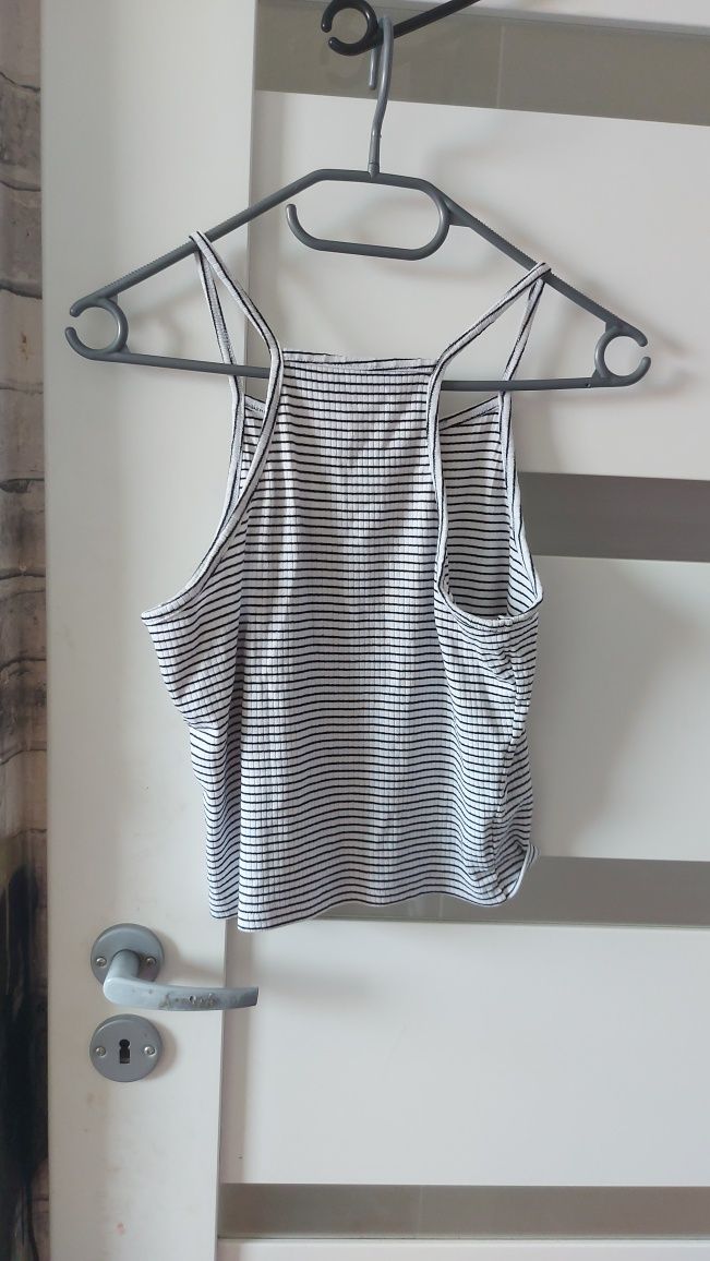 Top podkoszulka na ramiączkach H&M 170 paski