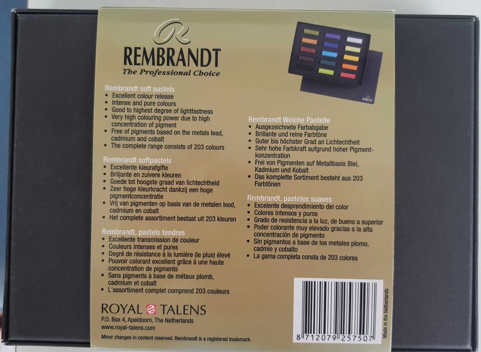 Pastéis secos Rembrandt