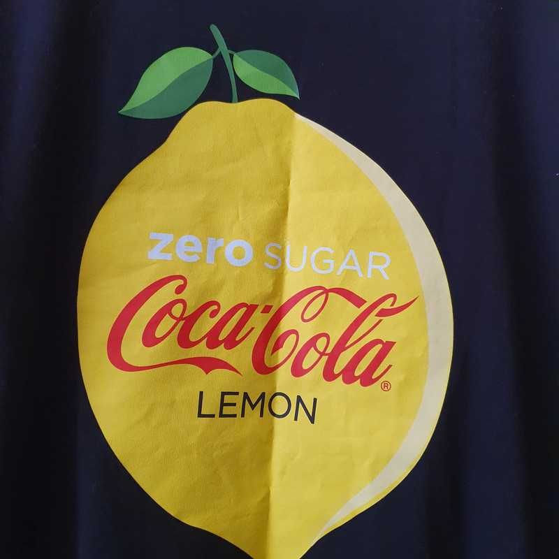 Koszulka tshirt coca cola zero lemon organic cotton