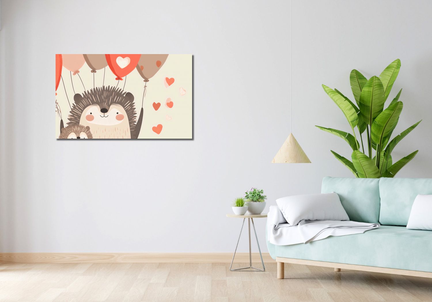 Obraz 100x60cm Uśmiech Jeżykowej Rodziny