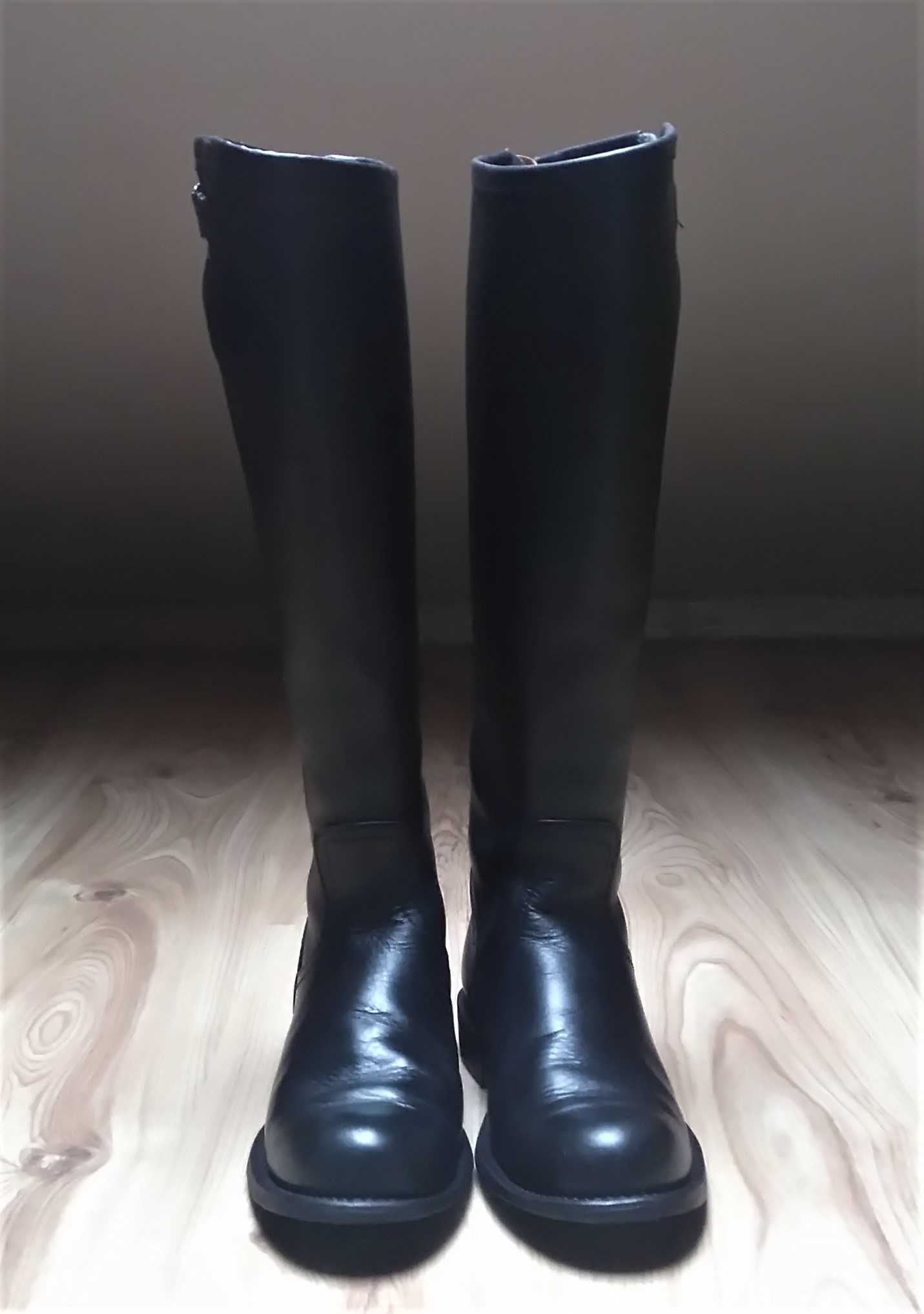 Buty jeździeckie ze skóry do jazdy konnej PRIMEBOOTS r. 40/41