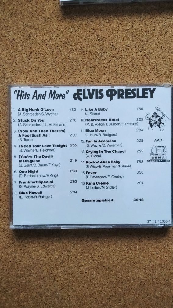 Plakat ELVIS PRESLEY + 4 płyty CD
