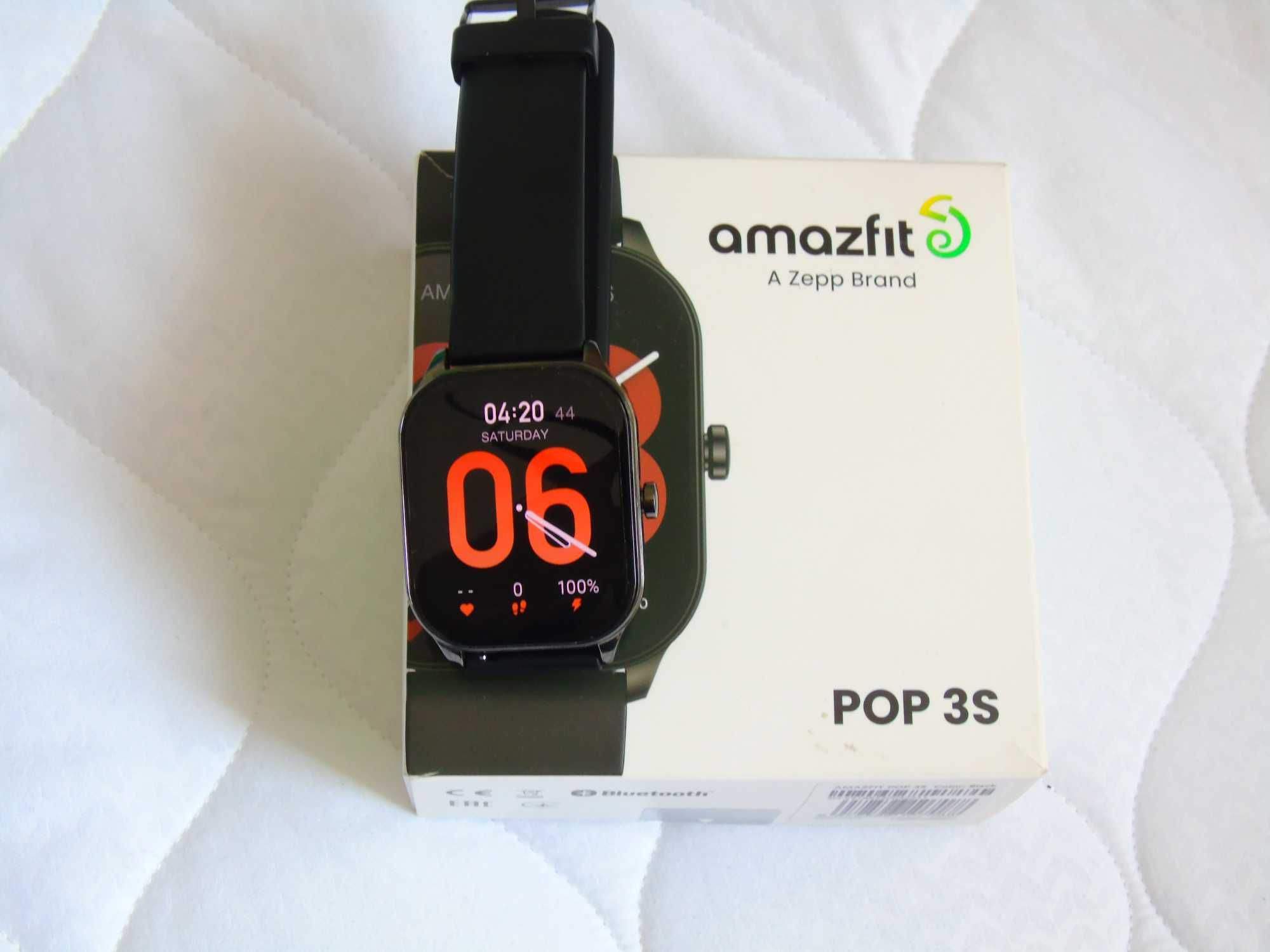 Смарт  годинник Amazfit POP 3S - сучасний дизайн і багатий функціонал