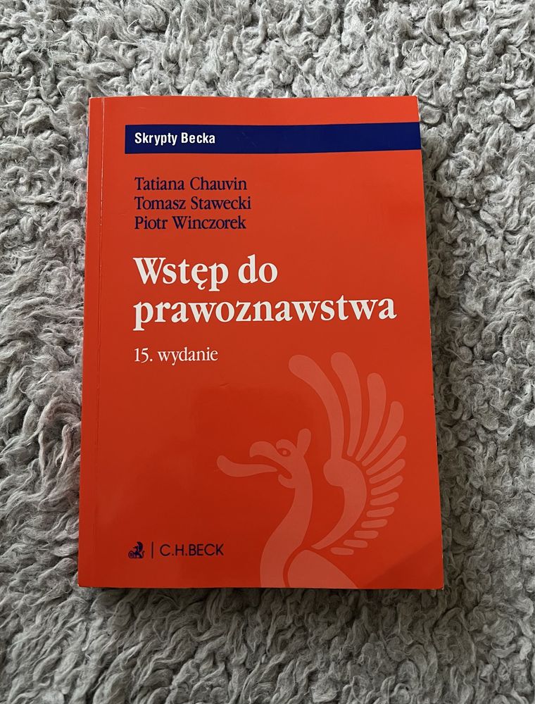 Wstęp do prawoznawstwa Skrypty Becka 15. Wydanie C.H. Beck