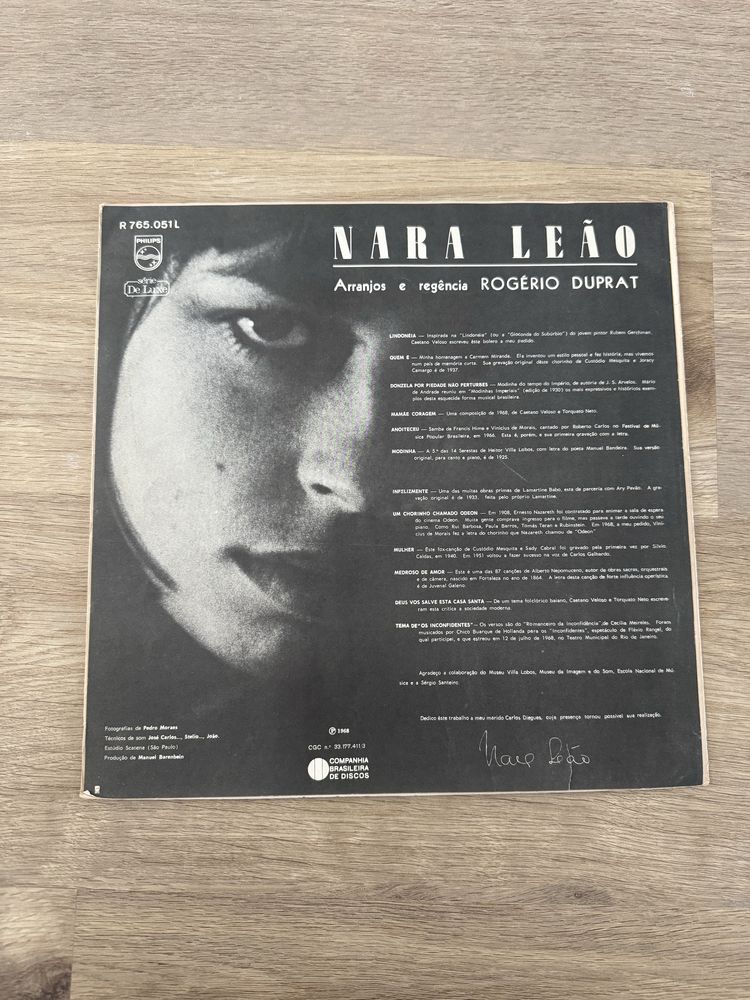 Disco Vinil Nara Leão 1968 BR