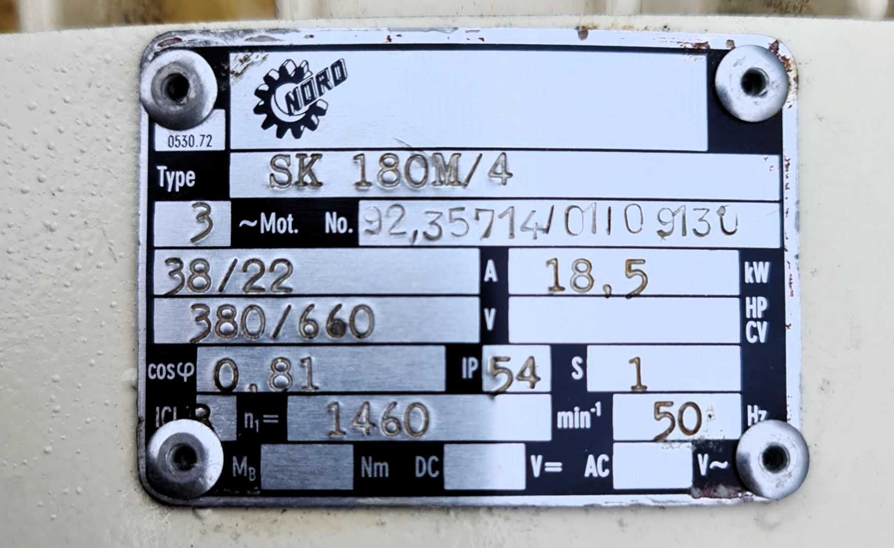 Pompa śrubowa ślimakowa spożywcza Netzsch 2NES100A