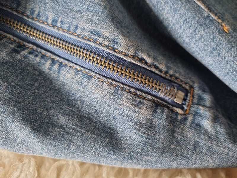 H&M sukienka jeansowa mini vintage 40