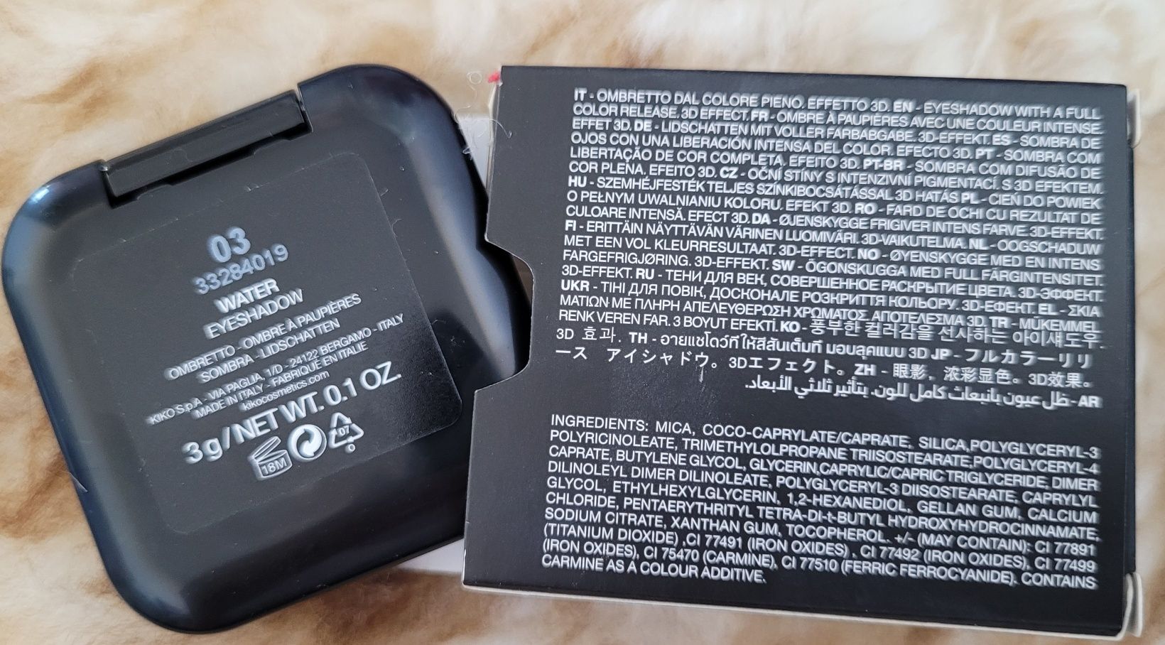 Zestaw - cień do powiek KIKO + róż rozswietlający bareMinerals