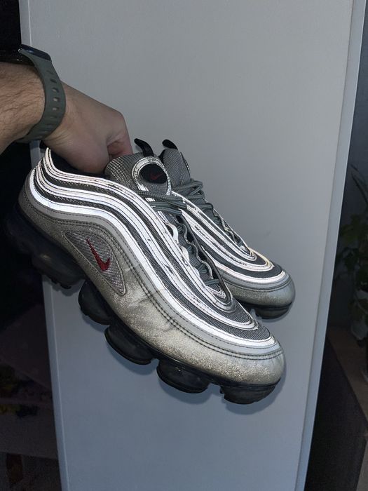 Nike Air VaporMax 97 Silver Bullet размер 44,5(28,5см)