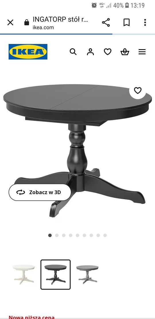 Stół  ikea ingatorp
