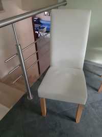 Krzesło białe wysokie agata brelok używane kolekcja  nogi tkmaxx wysok
