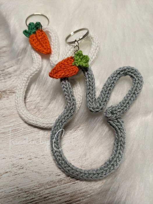 Porta-chaves em tricotin