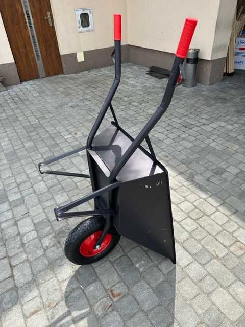 Taczka budowlana polska solidna 90L gruba blacha 1,7 mm
