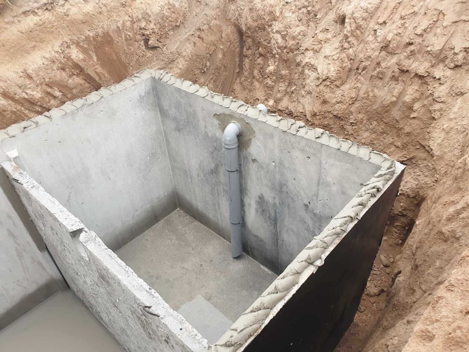 Szambo Betonowe Zbiornik na deszczówkę Kanał samochodowy Piwnica