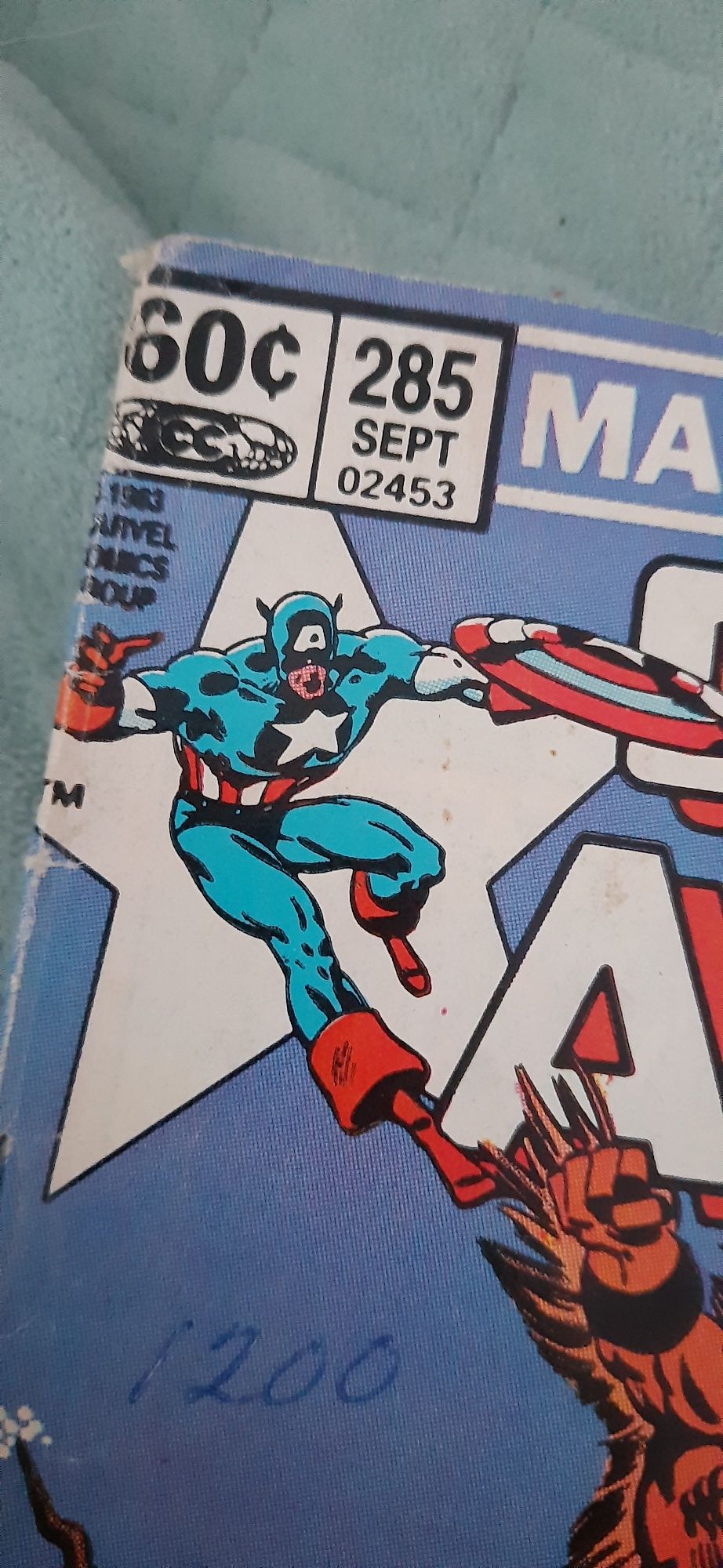 Komiks po angielsku Captain America 1983