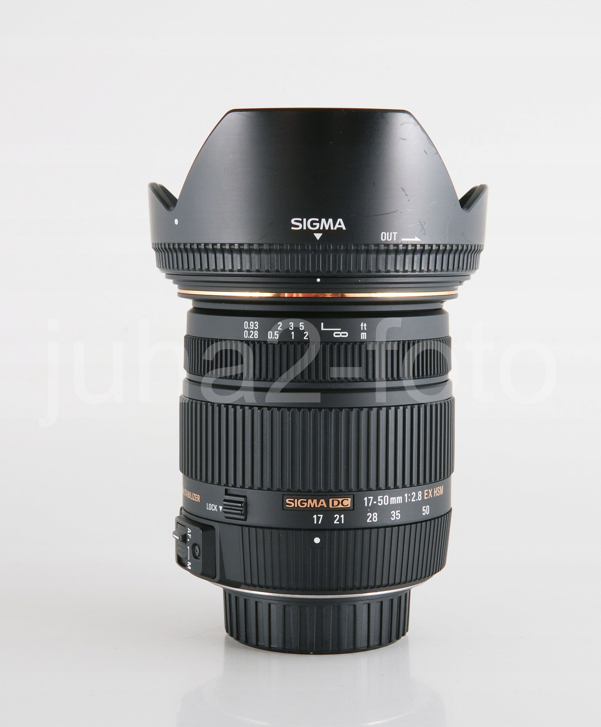 Sigma 17-50 f/2.8 EX DC HSM OS, stan idealny, do Nikona