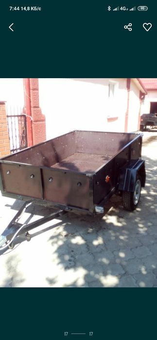 Прицеп новый легковой Xaмep Люкс 2.15 м / 1.31м (бакелитовый) Причіп