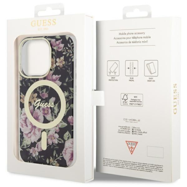 Etui Guess Flower MagSafe do iPhone 14 Pro