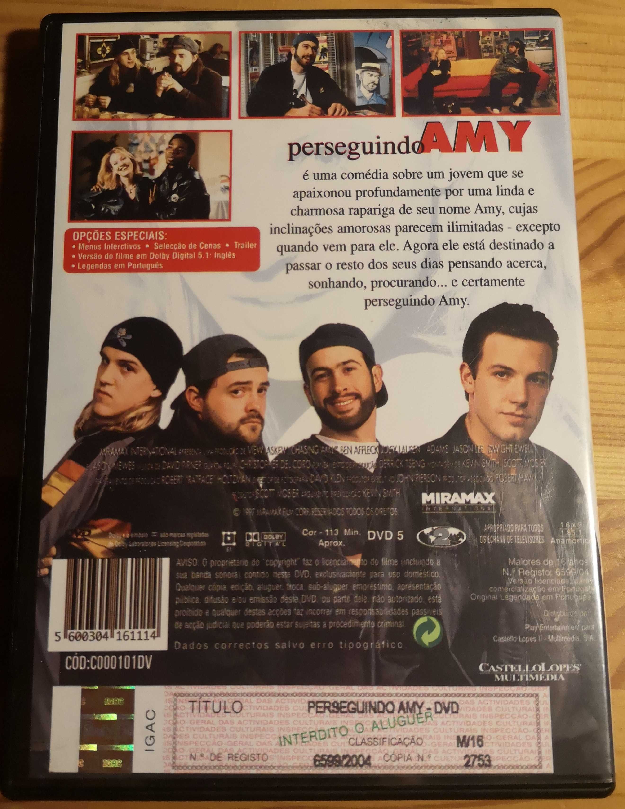 DVD "Perseguindo AMY"