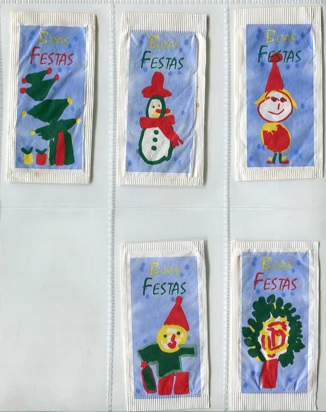 Pacotes de Açúcar - Série Boas Festas - Desenhos de Crianças, 1995