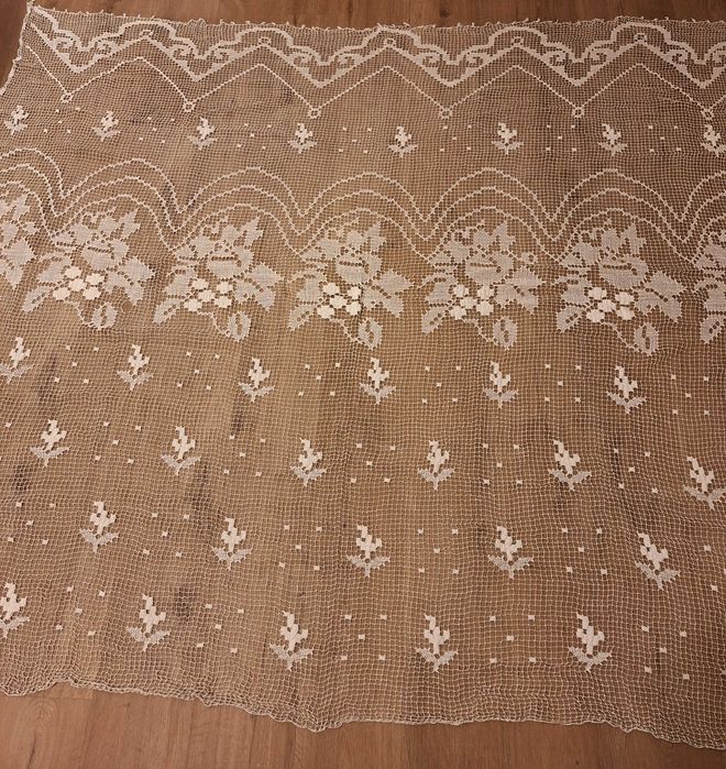 Stara firana kołkowa , ręcznie robiona