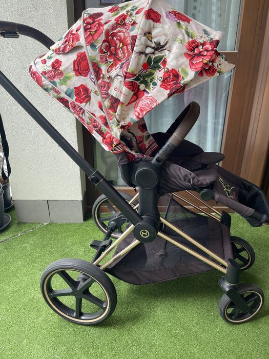 Cybex Priam Spring bloosom Rose Gold