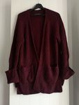 Kardigan M&S burgund M oversize