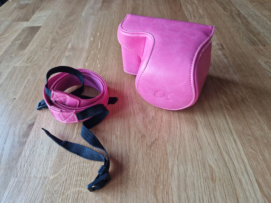 Futerał etui pokrowiec na aparat + pasek