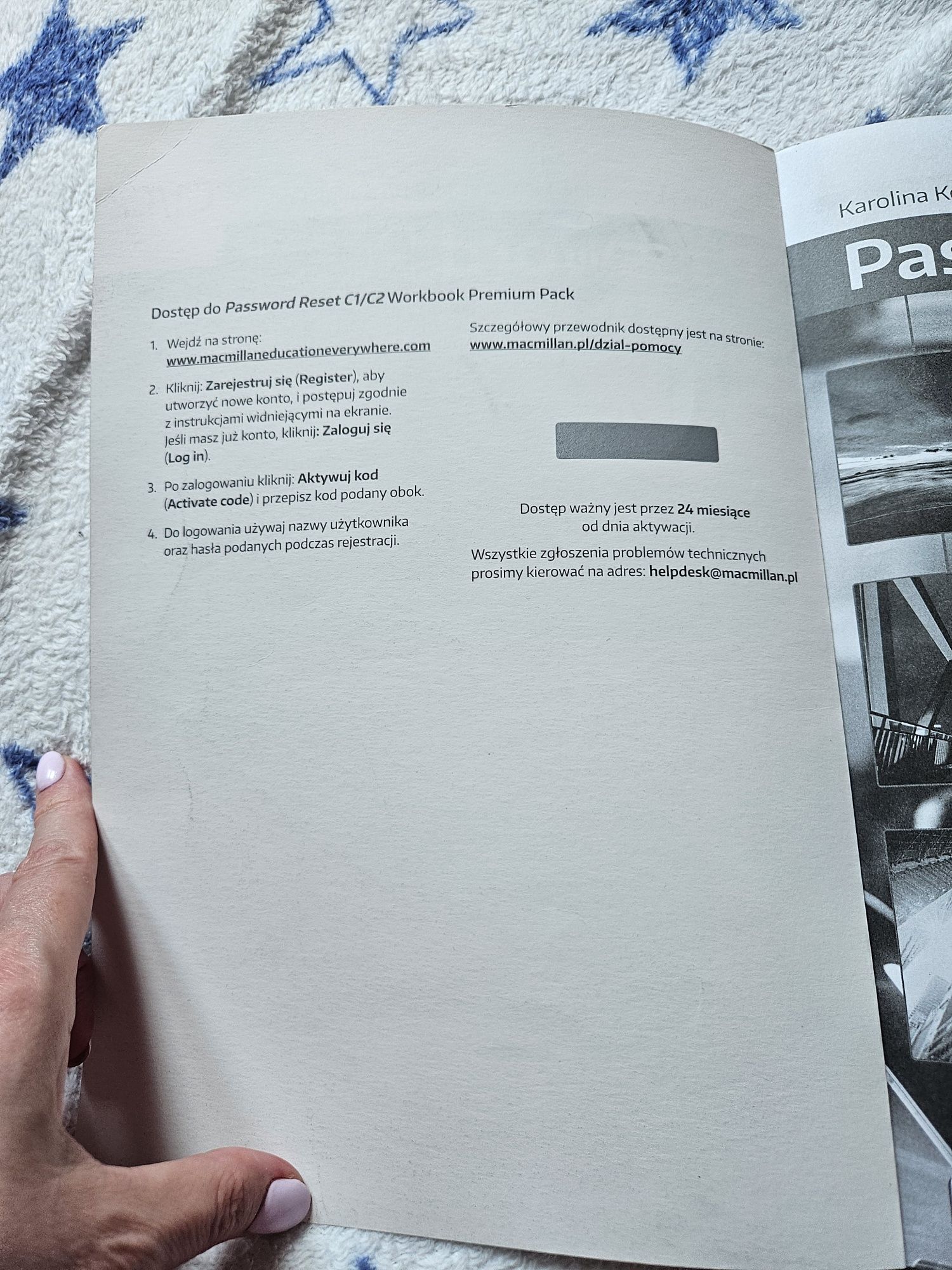 PASSWORD RESET C1/C2 Workbook+online. Kod niezdarty