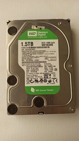 HDD 1500gb (1.5tb) WD green