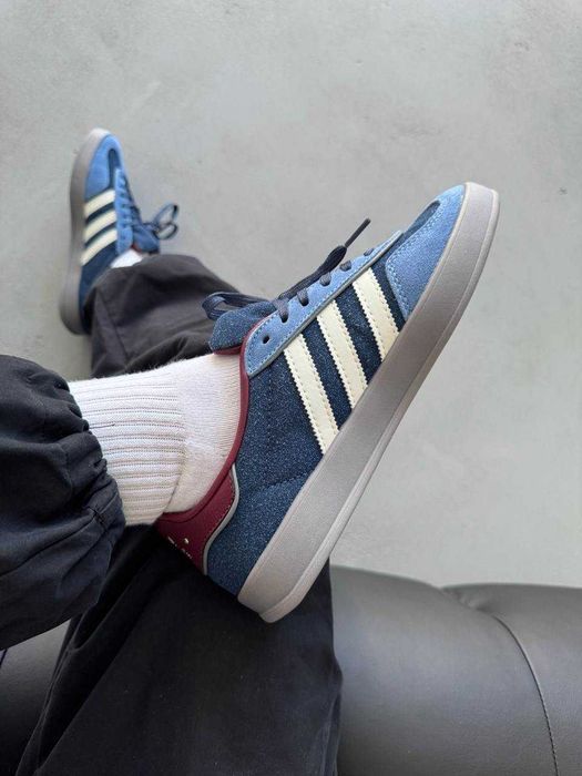 Кросівки Adidas Gazelle Blue/Red premium