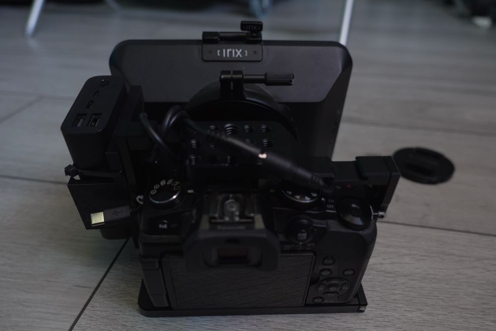 Camera rig Panasonic lumix g80 + obiektyw 12-60 + akcesoria filmowe