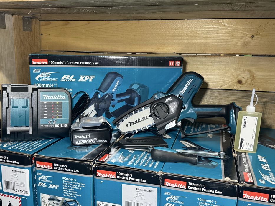 Акумуляторна ланцюгова пила Makita DUC101 Комплект,Нова!