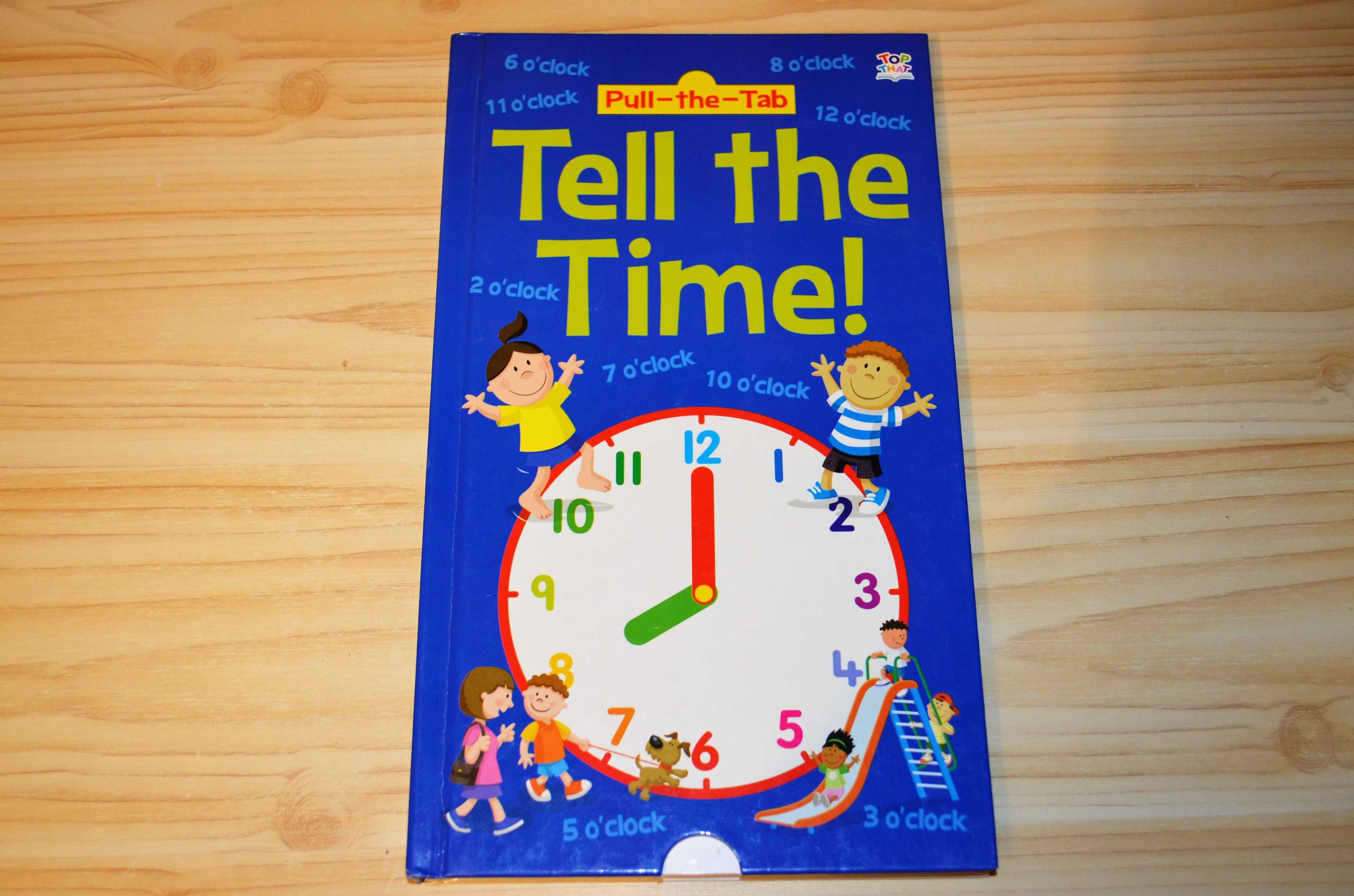 Tell the time, детская книга на английском