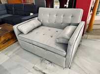 novo sofa cama cinzento entrega gratis