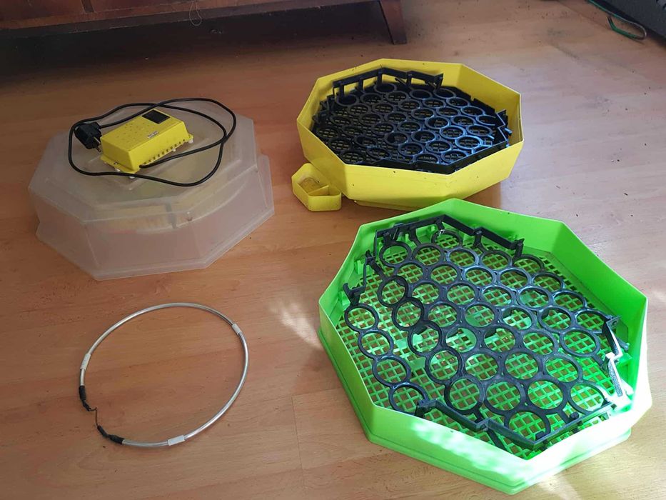 inkubator Cleo 5 2-piętrowy grzałka 100w półautomatyczny na 120 jaj