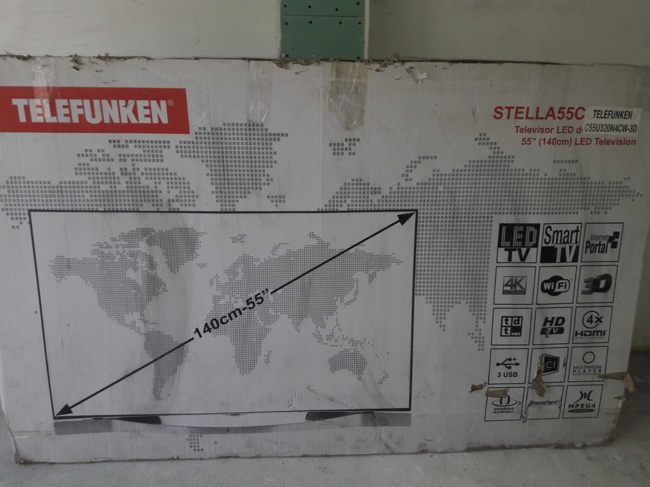 Телевізор Telefunken C55U320N4CW-3D