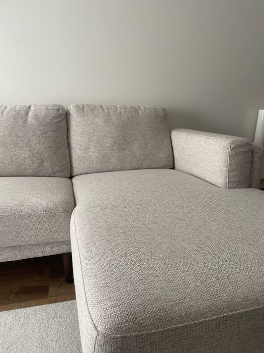 Sofa de 3 lugares com chaise longue Gato Preto