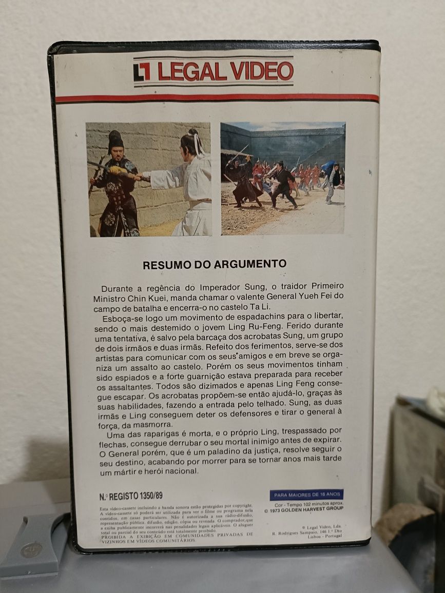 A Espada Invencível Vhs