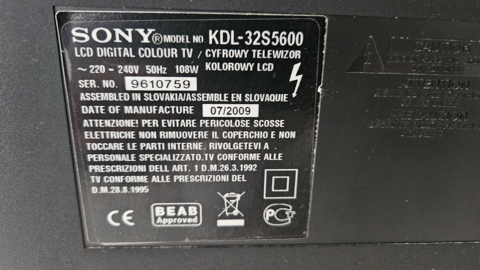 Telewizor SONY 32"