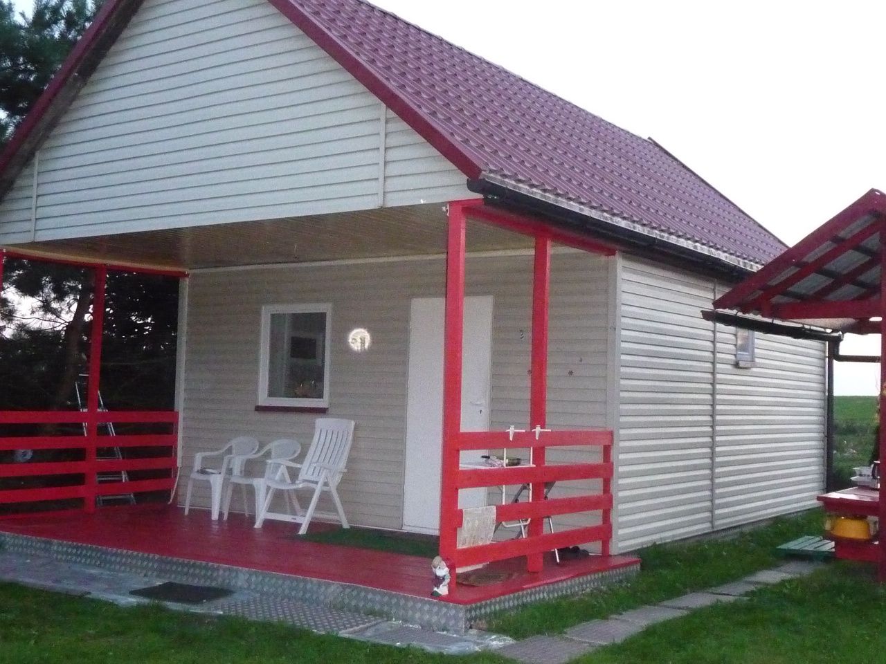 Działka z domkiem