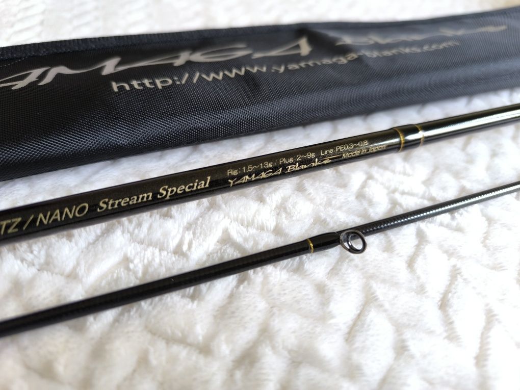 Yamaga Blanks 77TZ/Nano Blue Current 1.5-13гр лайт спінінг Японія