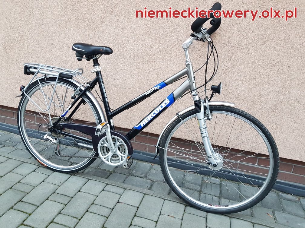 Rower damski trekkingowy HERCULES koła 28 SHIMANO NEXUS aluminium