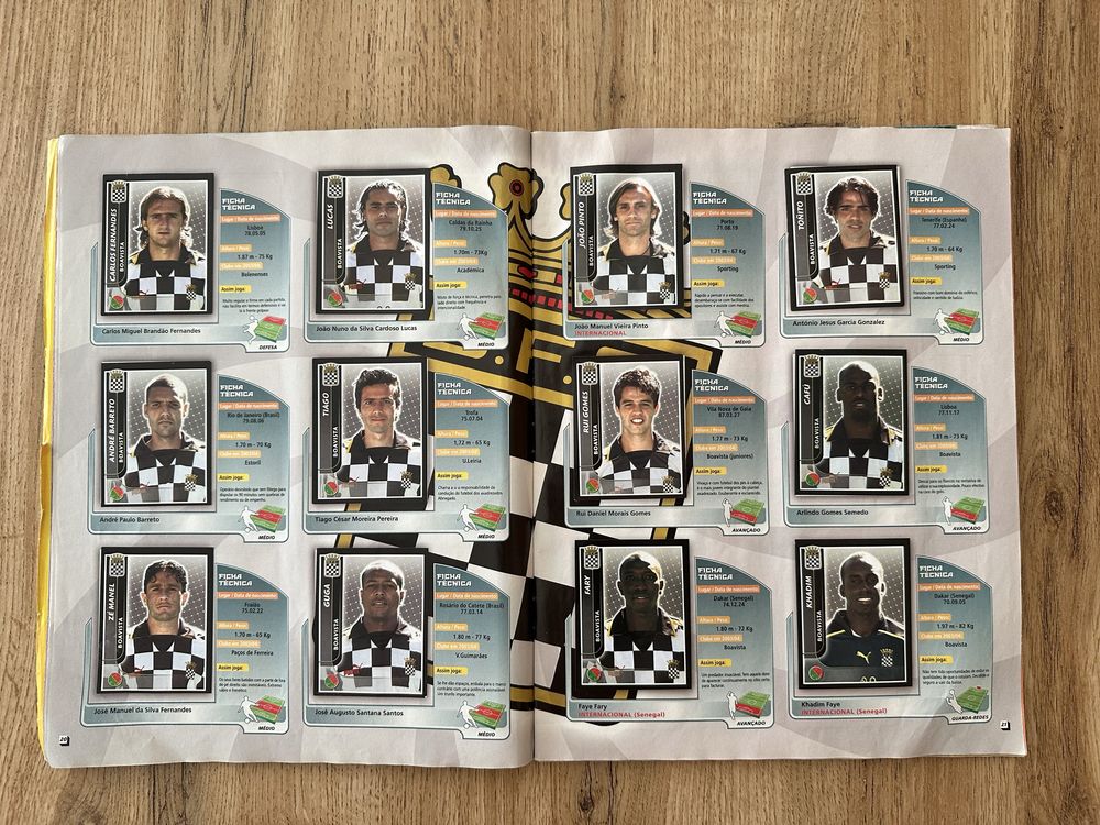 Caderneta liga portugal 2004/05 completa