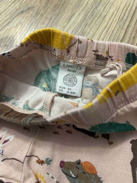 Legginsy niemowlęce w leśne zwierzątka Lindex 62