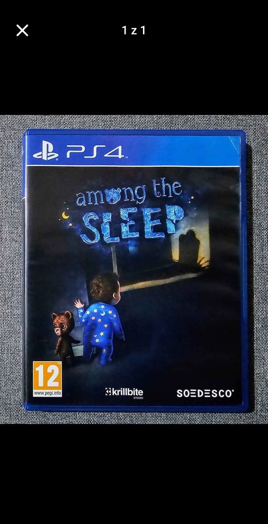 Among The Sleep gra PlayStation 4 5 PS4 PS5 UNIKAT !