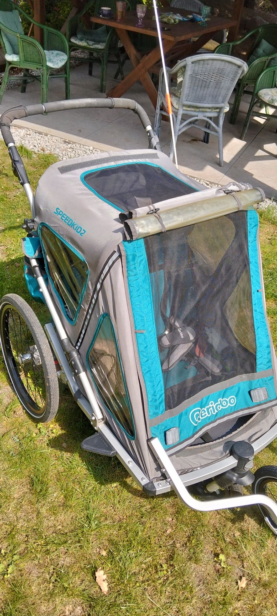 Qeridoo speedkid2 Przyczepka rowerowa Wózek biegowy