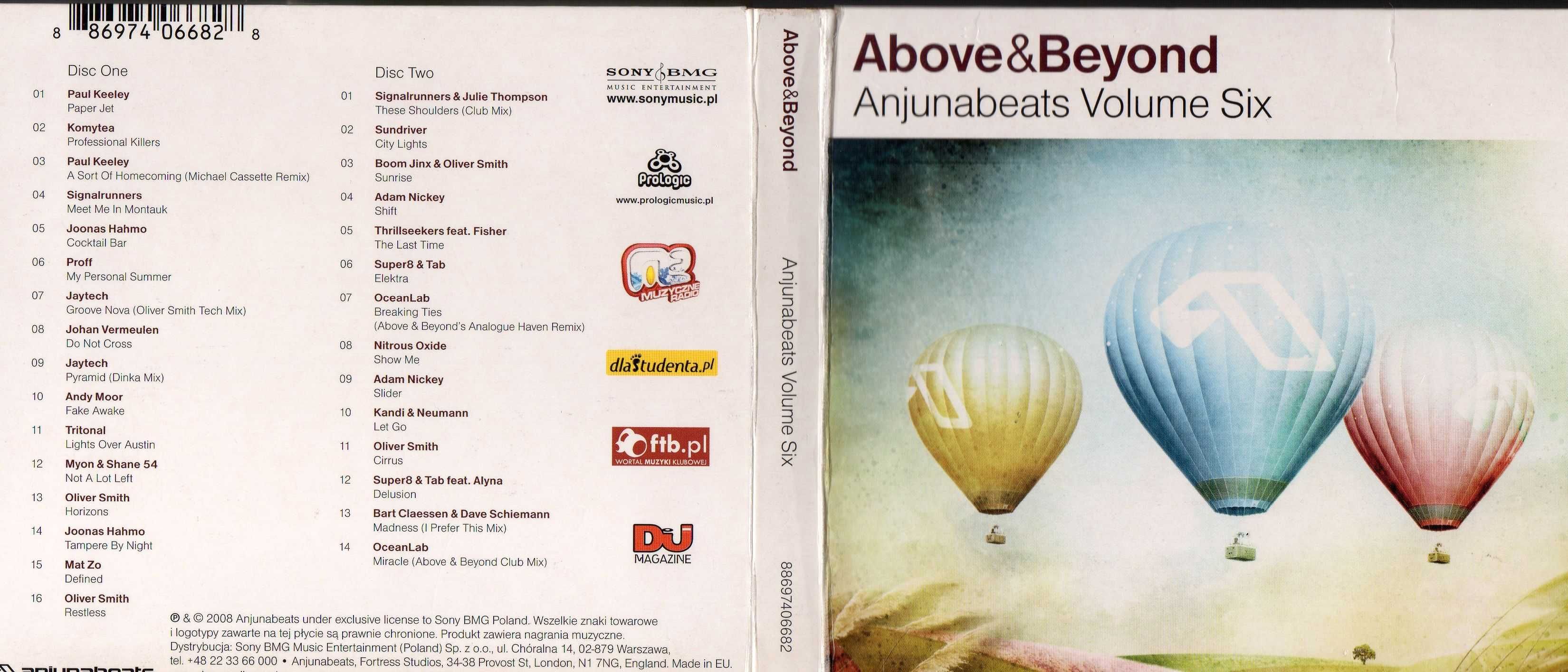 Above&Beyond - Anjunabeats Volume Six [2xCD]