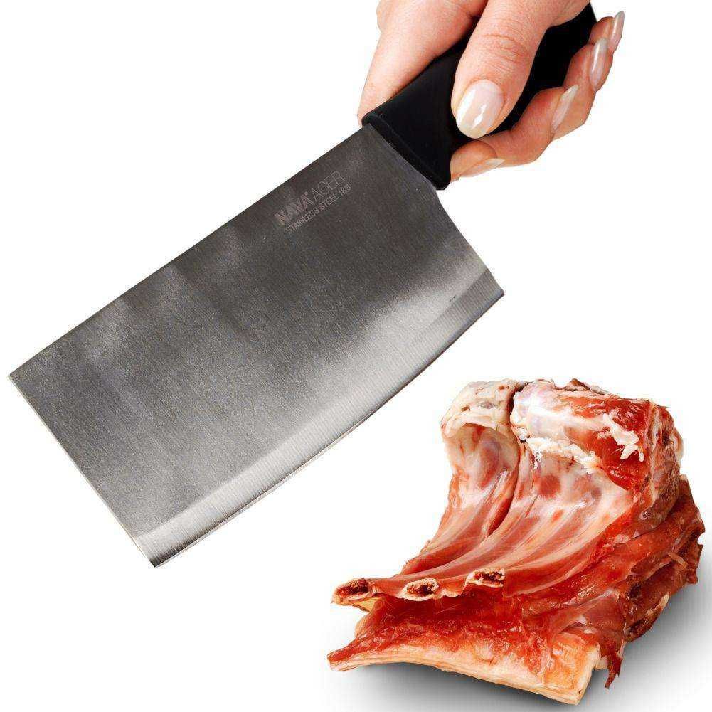 Solidny TASAK kuchenny do mięsa kości warzyw nóż kuchenny do kuchni